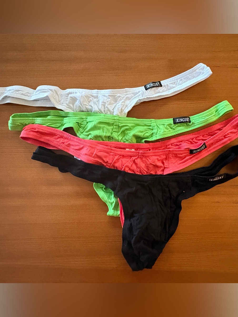 4 piece men’s thongs